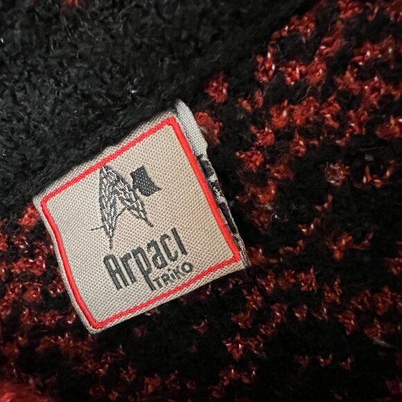 Arpaci Scandinavian Folk Jacket Ethnic Jacquard Wool Print Cardigan Sweater M - Picture 8 of 11